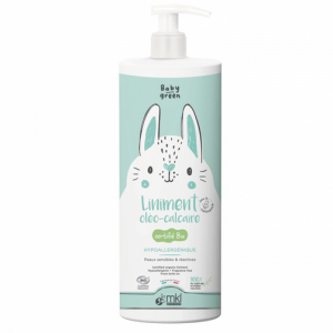 MKL Baby Green Liniment Oléo-Calcaire Certifié Bio – Hypoallergénique – Dès la naissance – 500 ml / 1 L